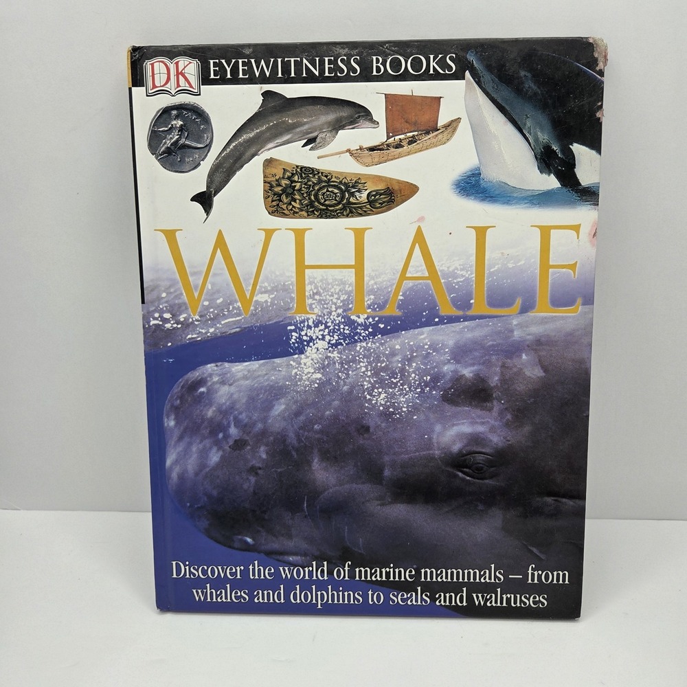DK Eyewitness Books Whale Hardcover Marine Mammals Dolphins Seals